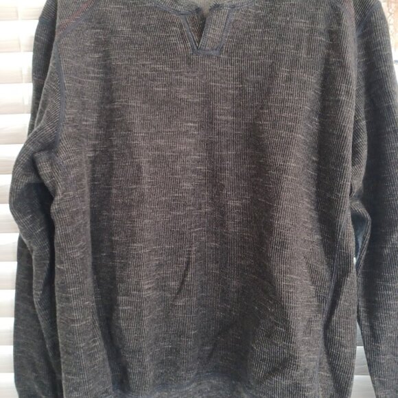 Tommy Bahama Men’s Sweatshirt Pullover XL Charcoal Heather 84% Cotton / 16 Tence - Picture 4 of 7
